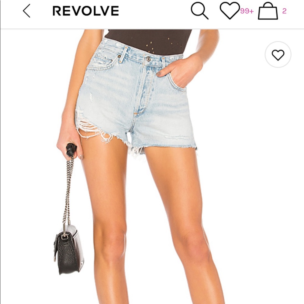 Agolde Jaden shorts size 25